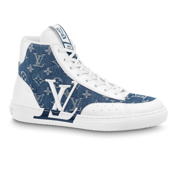 LOUIS VUITTON | Denim Charlie Sneaker Boot - Picture 6 of 9
